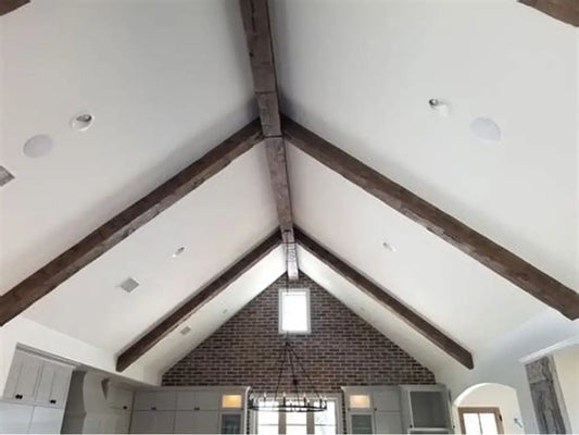 Faux Wood Beams for Vaulted Ceilings: Design Ideas & Layouts