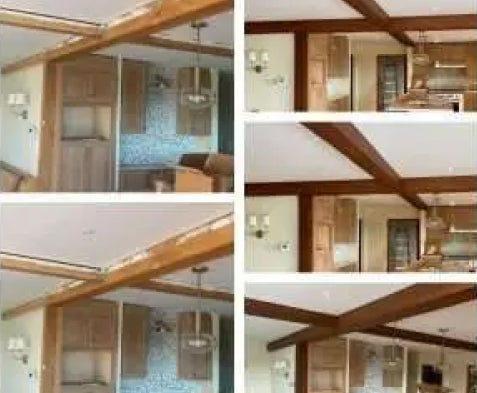 Revitalizing Spaces: How Elite Ceiling Designs’s Resawn-Textured Foam Beams Transformed a Room’s Aesthetics