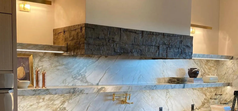 Modern Floating Faux Beam Installation — Los Angeles, CA.