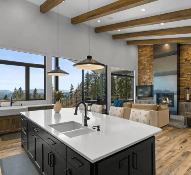 Kitchen Ceiling Medallion Installation in Sacramento