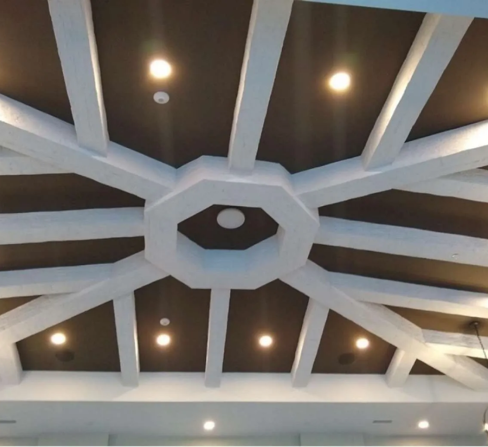 Architectural design work for a residential ceiling