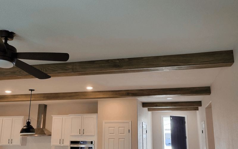 Transitional Faux Beam Installation — Northern California.