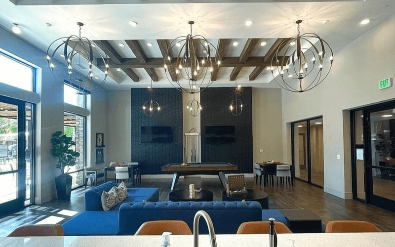 Commercial Faux Beam Ceiling Installation — Northern California.