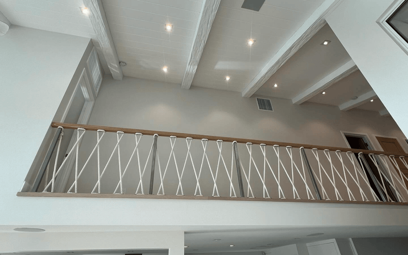 Coastal White Beam Ceiling Installation — Granite Bay, CA.