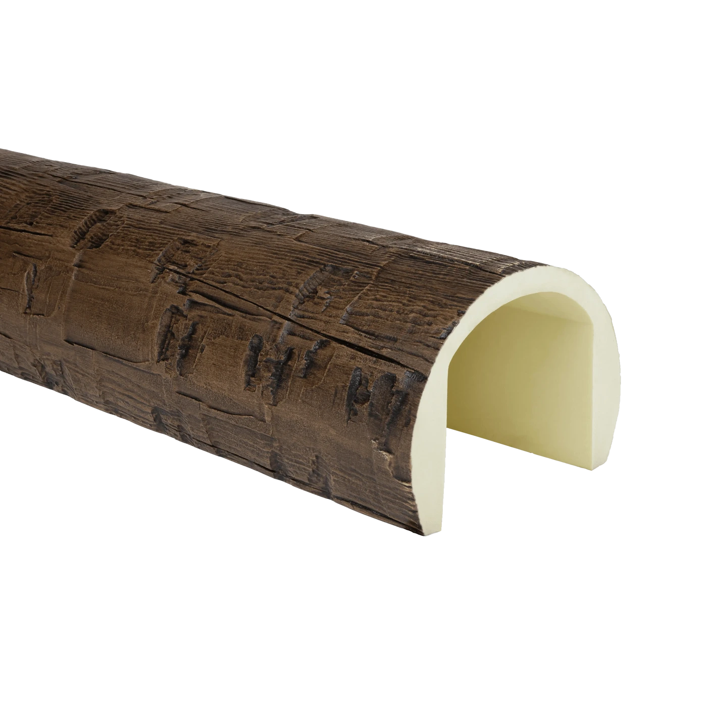 Faux wood log in Santa Fe texture with rustic Southwest character by Elite Ceiling Designs