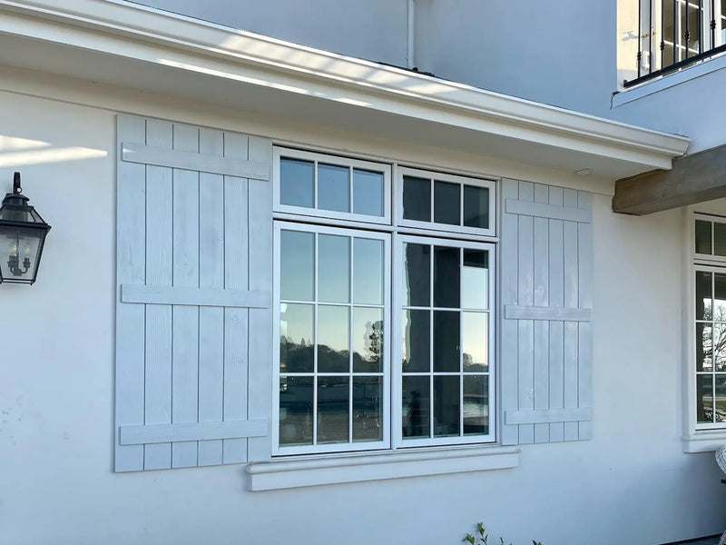 Modern Exterior Accent Beam Installation — Orange County, CA.