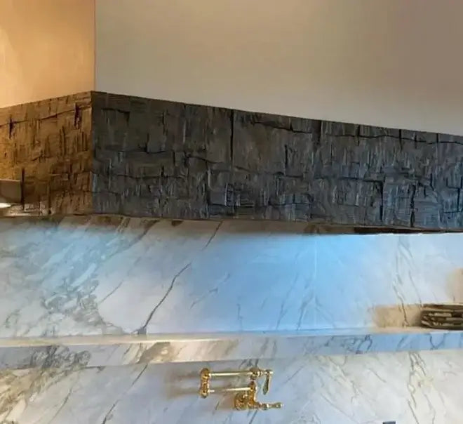 Kitchen Faux Wood Beam Installation