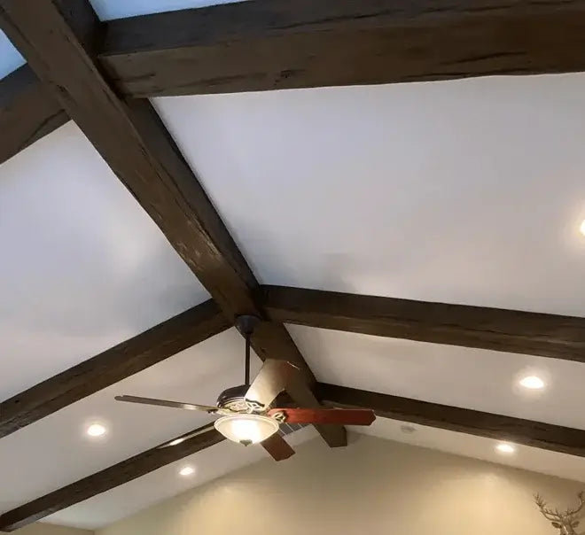 How Faux Wood Ceiling Beams Are Installed
