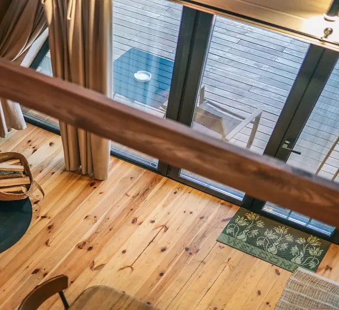 Commercial Faux Wood I-Beam Installation in Sacramento